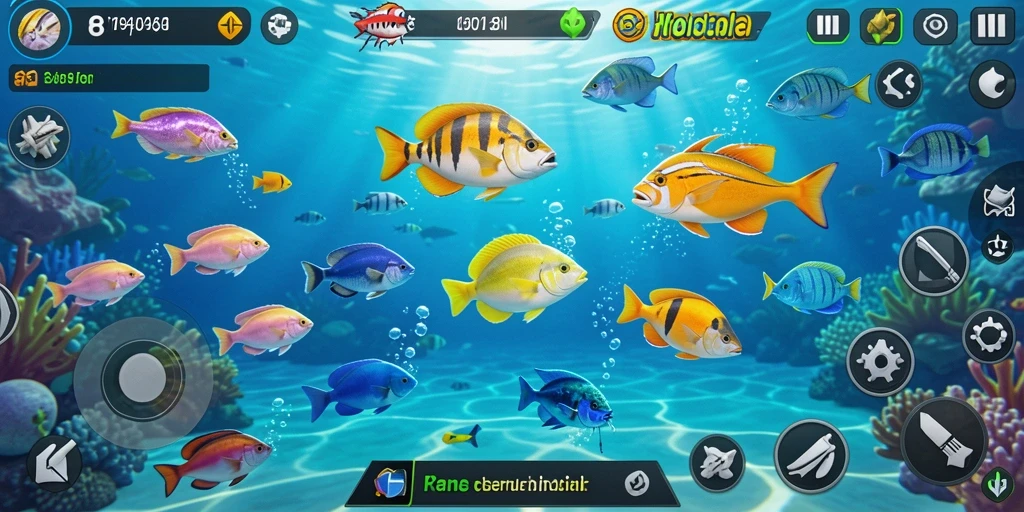 Screenshot gameplay Tembak Ikan di 8II yang seru dan menantang.