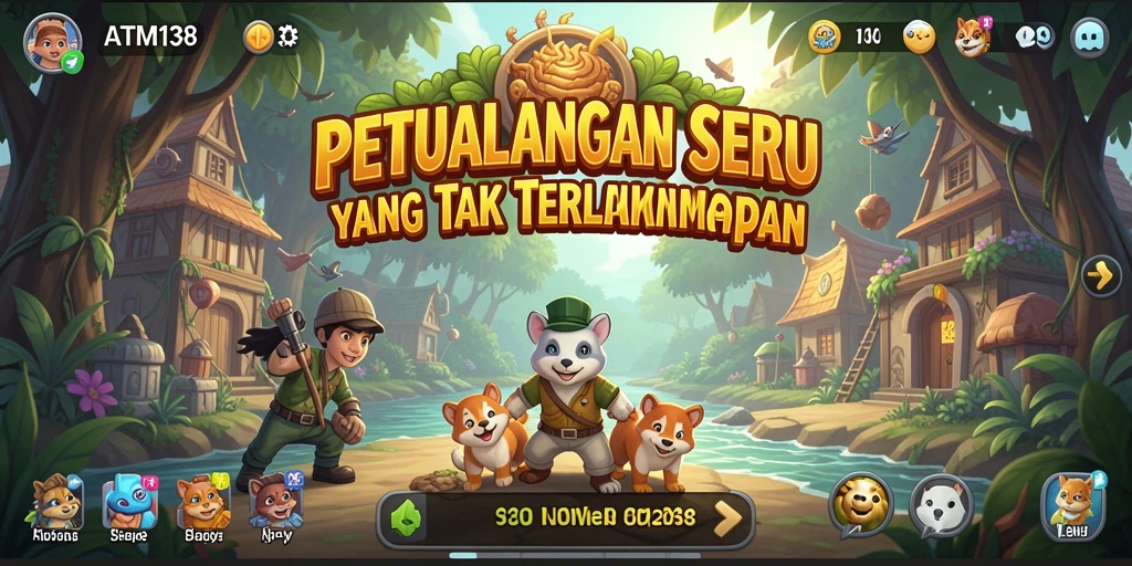 Tampilan gameplay <strong>ATM138</strong> yang memukau dan dinamis saat pemain menjelajahi dunia.