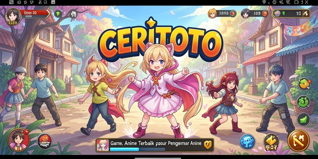Gameplay seru dengan karakter anime ikonik dalam CERITOTO.