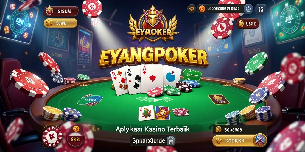 Tampilan gameplay kasino EYANGPOKER yang menarik dan interaktif.