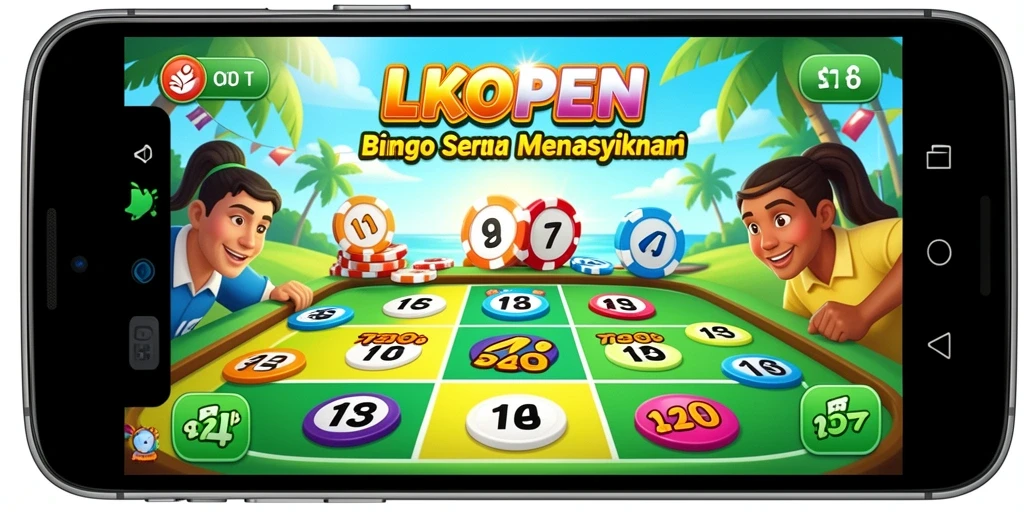 Gameplay seru dan interaktif dari game Bingo LKOPEN.