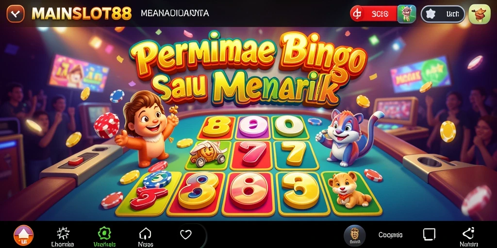 Tampilan atraktif dari gameplay Bingo di MAINSLOT88.