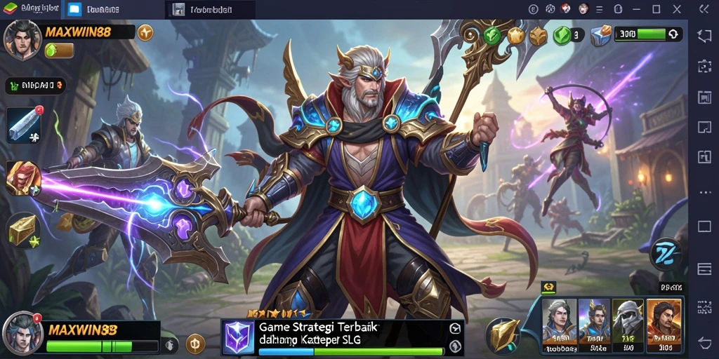 Tampilan gameplay menarik dari MAXWIN88 yang penuh strategi.