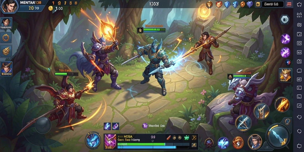 Gameplay seru di MENTARI138 dengan pertempuran strategis.