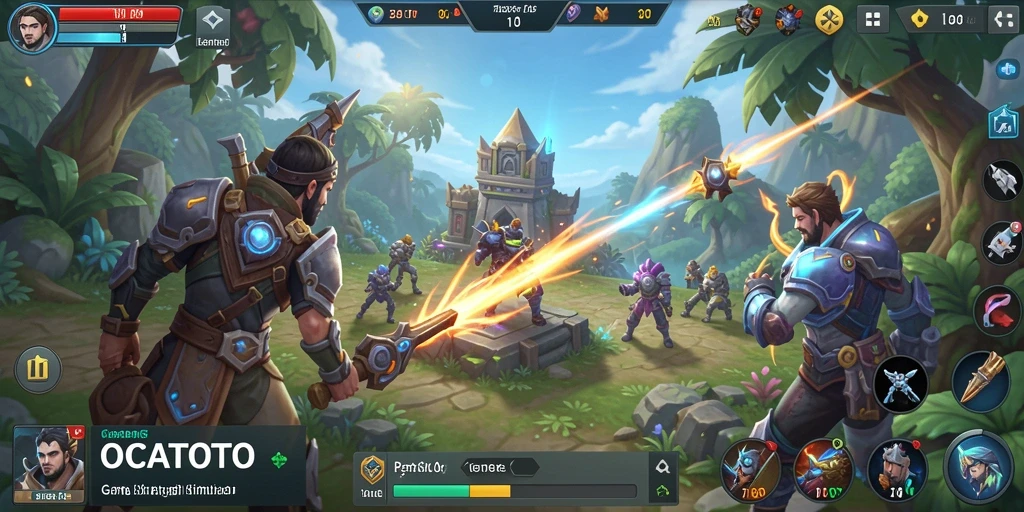 Tampilan gameplay OCATOTO yang menarik dan mengasyikkan.