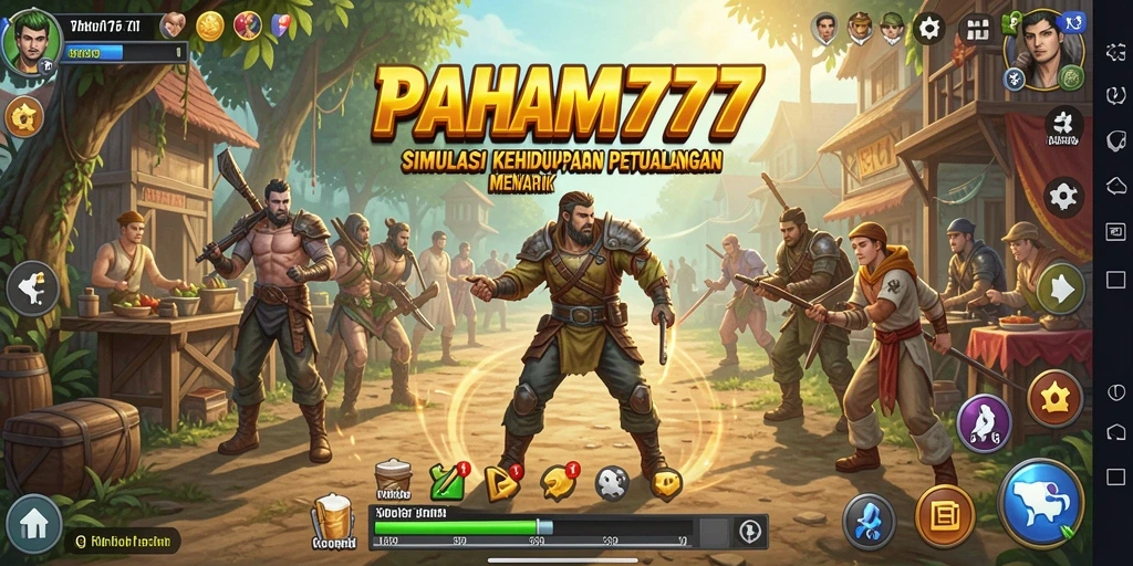 Tampilan gameplay PAHAM777 yang penuh warna dan interaktif.