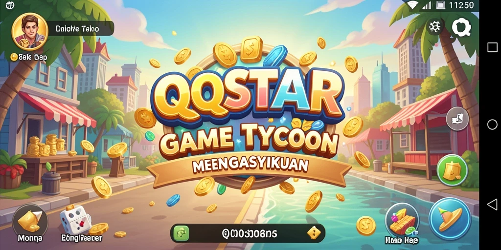 Tampilan gameplay QQSTAR yang seru dan menyenangkan.