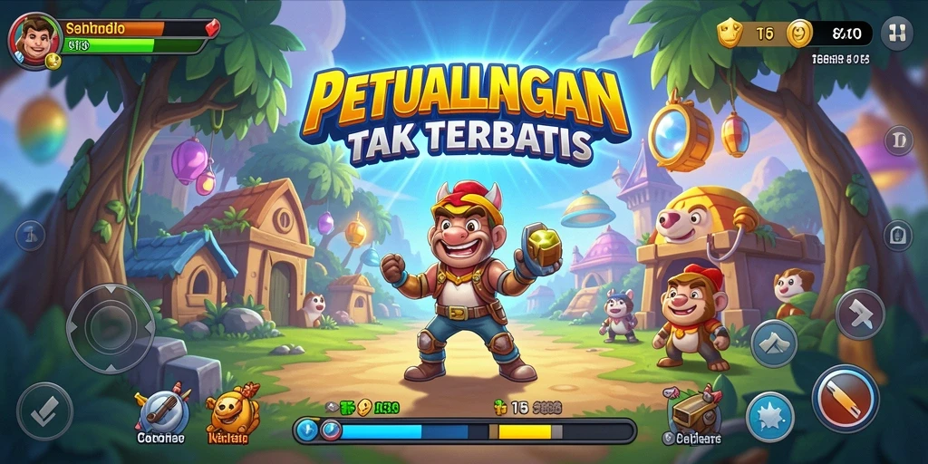 Tangkapan layar dari gameplay seru T6 dalam suasana arcade.