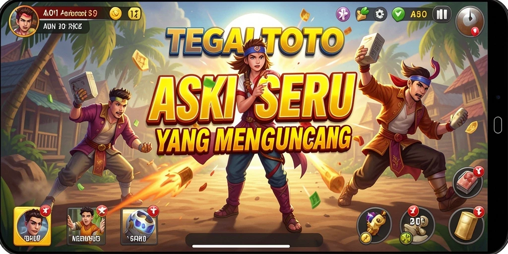 Tampilan gameplay TEGALTOTO yang mendebarkan dan menantang.