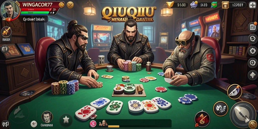 Gameplay QiuQiu yang seru dan menegangkan.